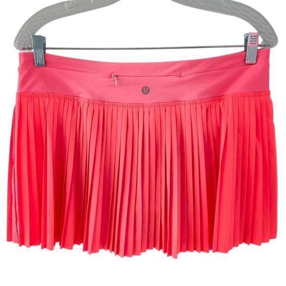 .Lululemon Pleat To Street Skirt II Grapefruit - Picture 7 of 16